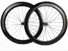 Карбоновые колеса для дискового тормоза, 60 мм, глубина 25 мм, ширина/трубчатые велосипедные карбоновые колеса для циклокросса с диагональю 411... 2024 - купить недорого