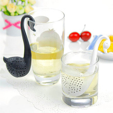 White Creative Novelty Loose Swan Diffuser  Spice Filter Tea Infuser New Home Supplies Herb  Black Tea Tools Tea Strainer 2024 - buy cheap