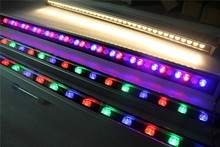 Светодиодный настенный светильник RGB 36W 12R 12B 12G DMX512 RGB теплый белый линейный прожектор светильник 2024 - купить недорого