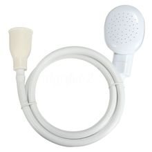 White Hair Shower Water Spray Head Hose Tube Bathroom Shampoo Bath Mixer Tap Dropshipping 2024 - buy cheap