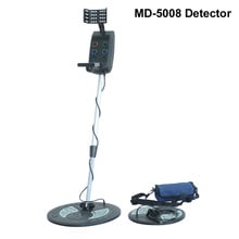 Detector de Metales MD 5008, herramientas/equipo de detección subterránea con dos bobinas, Cazador de tesoros, búsqueda de oro 2024 - compra barato