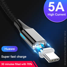 5A Magnetic USB C Cable Fast Charging USB Type C Cable Micro USB Cable For Huawei Xiaomi USB Cord Support Super Fast Charge 2024 - buy cheap