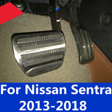 Для Nissan Sentra 2013-2018 педаль тормоза Модификация Специальный Пробивной Дроссельный тормоз противоскользящая педаль украшение автомобильные а... 2024 - купить недорого