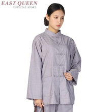 Традиционная китайская одежда, женский китайский рынок онлайн, форма кунг-фу, буддийская одежда, комплект из двух предметов, топ и штаны FF645 A 2024 - купить недорого