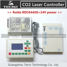 RUIDA RDC6442G CO2 4 eixo controlador DSP Sistema de Controle De Laser e Meanwell 24 V 3.2A 75 W interruptor de alimentação 2024 - compre barato