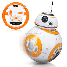 RC Upgrade Droid With Sound Music Version BB-8 Ball 2.4G Remote Control BB 8 Intelligent Robot Action Figure Toys Children Model 2024 - buy cheap