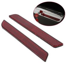 Motorcycle Saddlebag Latch Cover Red Reflector For Harley Touring Road King Electra Street Glide 1994-2013 2024 - buy cheap