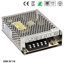 Best quality 5V 7A 35W Switching Power Supply Driver for LED Strip AC 100-240V Input to DC 5V free shipping 2024 - buy cheap