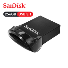 Sandisk-pen drive usb ultra fit, 256gb, 3.1 mb/s, leitura de velocidade, com cordão para pc 2024 - compre barato