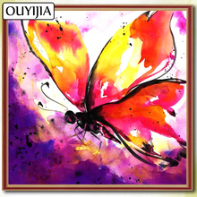OUYIJIA Butterfly 5D DIY Diamond Painting Full Square Embroidery For Sale Diamond Mosaic Animals Bird Picture Of Rhinestones 2024 - buy cheap