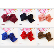 Newnest Big Hairpins Barrettes Solid Cloth Bows Hair Clips For Women Girls Wedding Hairgrips Fashion Sweet Hair Accessories  2024 - buy cheap