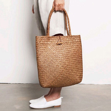 Dcos-bolsa de mão feminina designer fashion com rendas sacola de vime rattan bolsa de ombro bolsa de palha de compras 2024 - compre barato