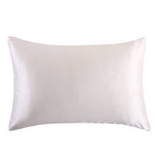 100% Nature Mulberry Silk Pillowcase Zipper Pillowcases Pillow Case For Healthy Standard Queen King Multicolor 2024 - buy cheap