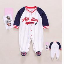 Newborn baby jumpsuit, baby boy and baby cotton covered foot jumpsuit. 1 2024 - buy cheap