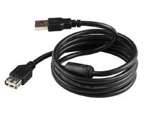 5m USB 2.0 Extension Cable Cord A Male to A Female Black With magnetic shielding 2024 - buy cheap