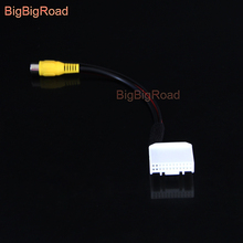 BigBigRoad-cable adaptador para cámara de aparcamiento de coche, Conector de 24 pines para Toyota RAV4 RAV-4 / Reiz Mark X / Levin 2013 - 2016 2024 - compra barato