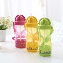 New Travel Snack Drink Bottle In One Container Lid Straw Kids Snack Bottle Separated Ine With Straw Bottle 2024 - buy cheap