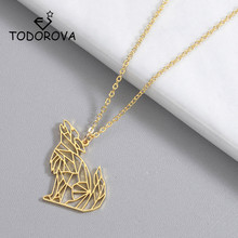 Ожерелье с подвеской в виде животных Todorova, ожерелье из нержавеющей стали для женщин и мужчин 2024 - купить недорого