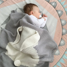 Cobertores do bebê recém-nascido swaddle envoltório do bebê 100% algodão cobertor para o miúdo coelho dos desenhos animados xadrez infantil da criança cama swaddling 2024 - compre barato