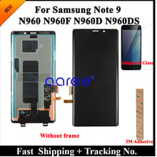 100% протестированный Super AMOLED для SAMSUNG Note 9 ЖК-дисплей для Samsung Note 9 N960 N960D N960DS сенсорный экран дигитайзер в сборе с рамкой 2024 - купить недорого