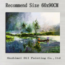 Professional Artist Hand-painted High Quality Impression Landscape Oil Painting On Canvas Beautiful Wall Decorative Painting 2024 - buy cheap