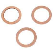 10mmx14mmx1.5mm Copper Crush Washer Flat Ring Gasket Fitting 20 Pcs Drop shipping 2024 - buy cheap