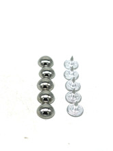 9mm New Arrival Rivets For Leather 50 Sets Fit Bag Jeans Metal Decorative Spikes Studs Shinning Color 2024 - buy cheap