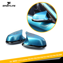 Car Rearview Mirror Cover Caps for BMW 1 2 3 4 X M Series 220i 328i 420i F20 F21 F22 F23 F30 F32 F33 F36 X1 E84 M2 F87 2024 - buy cheap