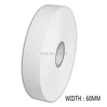 free shipping width 60mm wholesales blank white nylon tape/customize clothing care labels/garment printed tags/ribbon printing 2024 - buy cheap