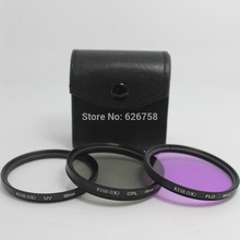 RISE (Reino Unido) venta caliente 49mm 49mm UV + FLD + CPL Filtro de lente Protector para canon nikon Cámara pentax sony dslr 2024 - compra barato