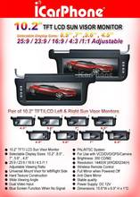 10.2" SUN VISOR TFT LCD MONITOR car monitor lcd screen sunvisor monitor 2024 - купить недорого