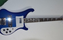 Высшее качество QShelly под заказ стандартная синяя 4003 RK 4 струны треугольная инкрустация Рик электрическая бас-гитара магазин музыкальных инс... 2024 - купить недорого