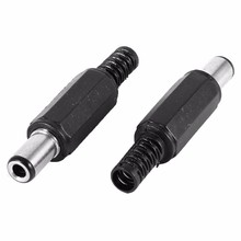 100 Pcs 6.3mm x 3.0mm DC Power Male Plugs Barrel Connectors Black 2024 - buy cheap