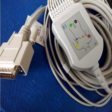Factory Price Compatible Nihon Kohden ECG/EKG Cable ECG-1250,ECG-1350, ECG-9101/9130/9132/9620 Din type without Resistor TPU 2024 - buy cheap