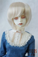 JD025 21-23 см SD короткая раскроенная кукла парик с челкой 8-9 дюймов 1/3 кукольный парик BJD парики 2024 - купить недорого