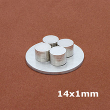 50Pcs 14 x 1 mm Neodymium Magnet Permanent N35 Dia 14mm x 1mm NdFeB Super Strong Powerful Magnetic Magnets Small Round Disc 2024 - buy cheap