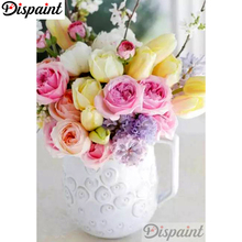 Pintura completa quadrada/redonda 5d diy pintura de diamante "flor paisagem" 3d bordado ponto cruz decoração de casa presente a10251 2024 - compre barato