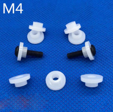 100pcs M4 ID 10mm OD Nylon washers T-type insulation gasket nylon plastic Transistor gaskets Concave step Nylon casing line 2024 - buy cheap
