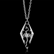 MQCHUN-collar con colgante de dragón The Elder Scrolls V Skyrim para hombre, cadena, accesorios de regalo para Cosplay, 30 2024 - compra barato