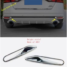 Lapetus Tail Rear Fog Lights Lamps Foglight Frame Decoration Cover Trim 2 Pcs Chrome Fit For Nissan Altima / Teana 2019 2020 ABS 2024 - buy cheap