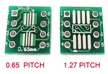 10pc SOP8 SSOP8 TSSOP8 TO DIP  0.65mm 1.27mm pitch smt transfer to DIP Universal board 2024 - buy cheap