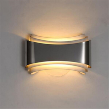 Modern LED Wall Lights for Bedroom Study Room Stainless Steel+Acrylic 5W Home Decoration Wall Lamp AC85-265V Free Shipping 2024 - buy cheap