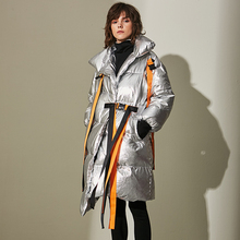 2020 jaqueta feminina de inverno com gola alta, moda urbana z360 2024 - compre barato