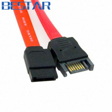 50cm SATA 2 7pin Male to Female M/F SATA II hard disk data Extension Cable red 2024 - buy cheap