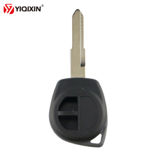 YIQIXIN 2-кнопочный пульт дистанционного управления для автомобильного ключа чехол без ключа вход брелок пустой HU133R лезвие для Suzuki SWIFT Кожанный чехол для ключей от Suzuki GRAND VITARA IGNIS ALTO SX4 2024 - купить недорого