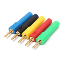 1PCS Pure Copper 2mm To 4mm Banana Plug Jack For Speaker Test Probes Connectors Random Color 2024 - buy cheap