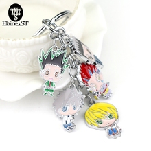 Anime de dibujos animados de Hunter x Hunter llaveros figura metálica juguetes llavero colgantes kawaii llavero adorable anillo niños juguetes regalo 2024 - compra barato