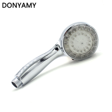 DONYUMMYJO LED Shower Head RGB Light Temperature Control 3 Color Change Bath Faucet No Battery Retail Showers For Bathroom 2024 - buy cheap