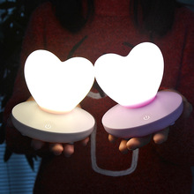 Lámpara de silicona portátil recargable por USB, lámpara Led para lactancia táctil, Bola de iluminación, atmósfera romántica, lámpara de noche para regalo 2024 - compra barato