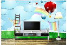 Papel tapiz no tejido 3D para habitación de niños, pintura de pared del dormitorio, para fondo, pinturas infantiles, mural personalizado 2024 - compra barato